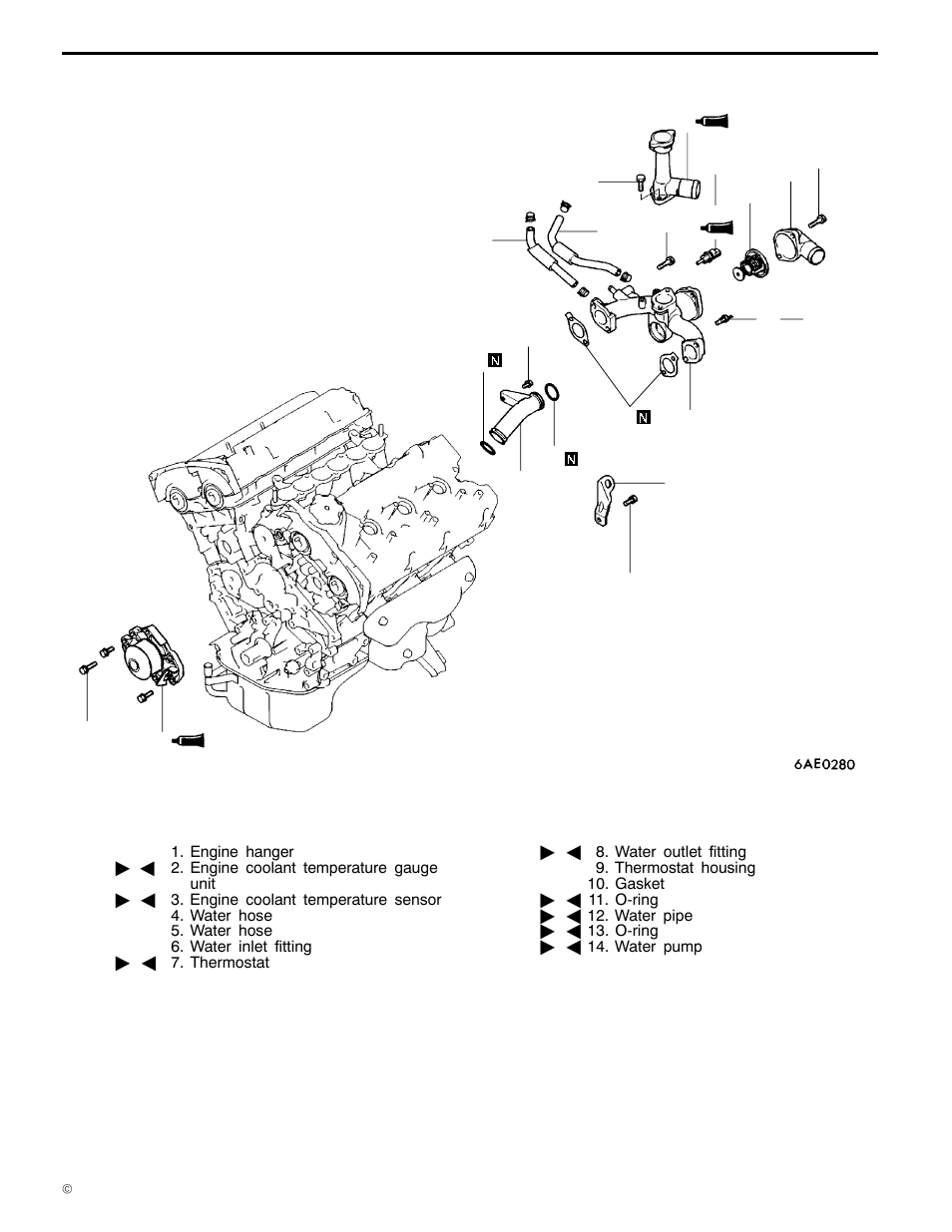 11a-7-2, 6a1 engine (e - w), Removal and installation <mivec | Mitsubishi Motors 6A1 User Manual | Page 33 / 83