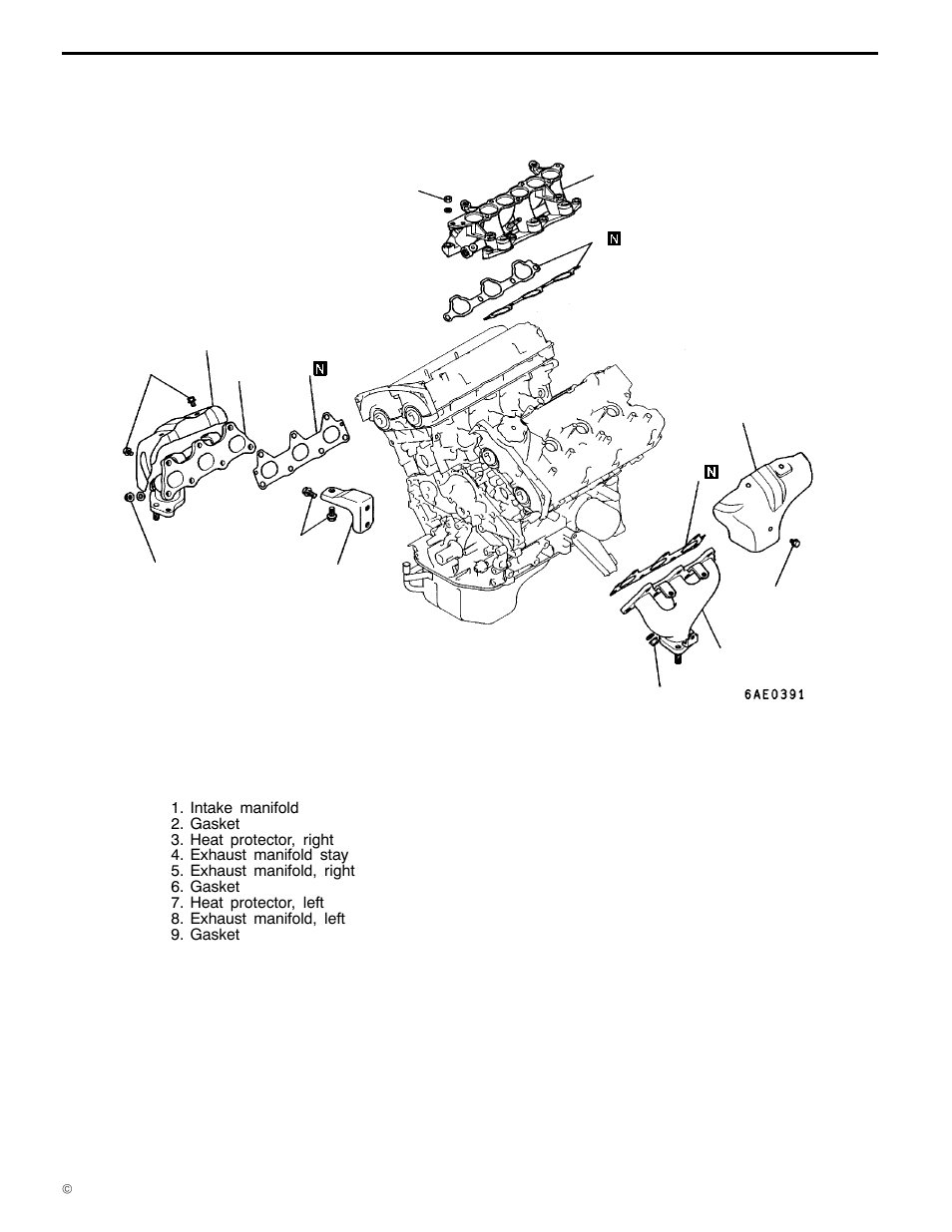 11a-8-2, 6a1 engine (e - w), Removal and installation <mivec | Mitsubishi Motors 6A1 User Manual | Page 37 / 83
