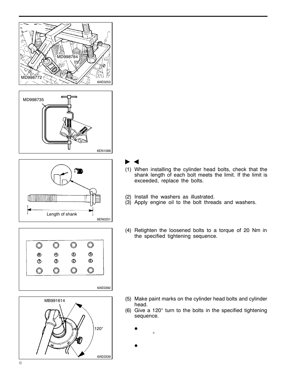 6a1 engine (e - w) | Mitsubishi Motors 6A1 User Manual | Page 55 / 83