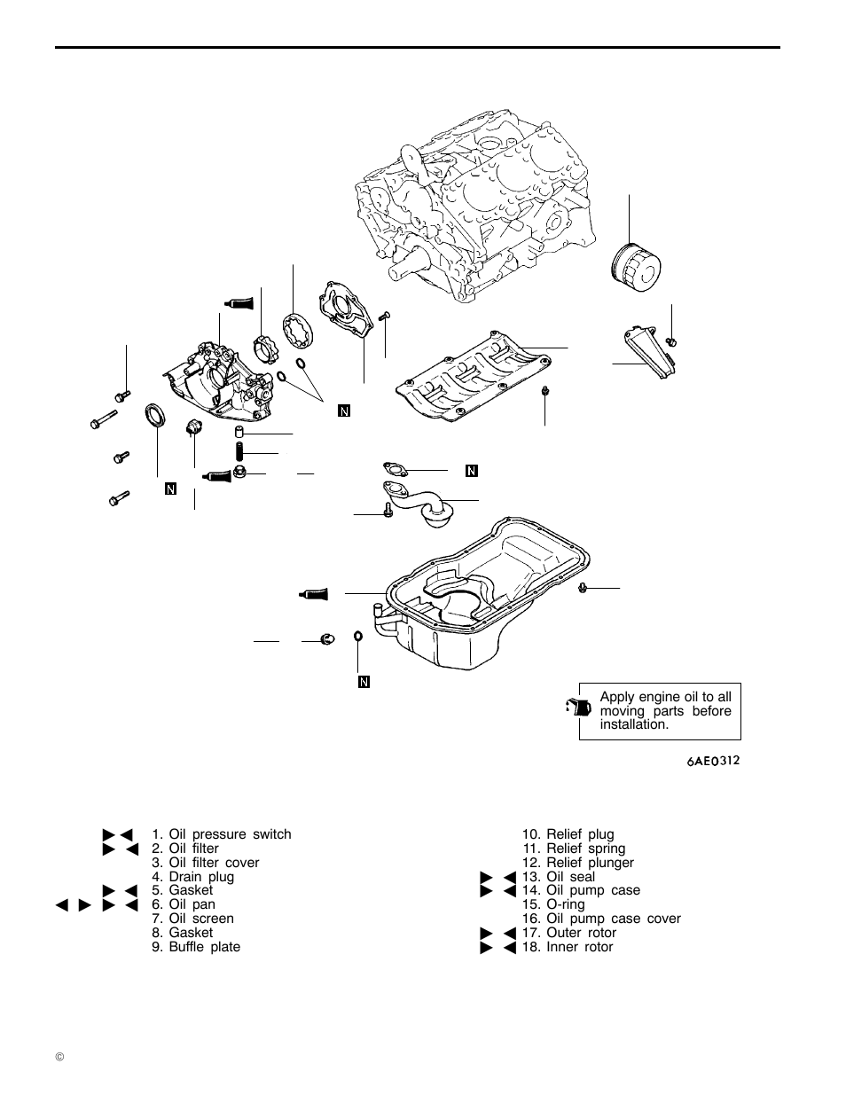 6a1 engine (e - w), Removal and installation <mivec | Mitsubishi Motors 6A1 User Manual | Page 61 / 83