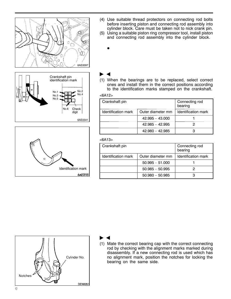 6a1 engine (e - w) | Mitsubishi Motors 6A1 User Manual | Page 70 / 83