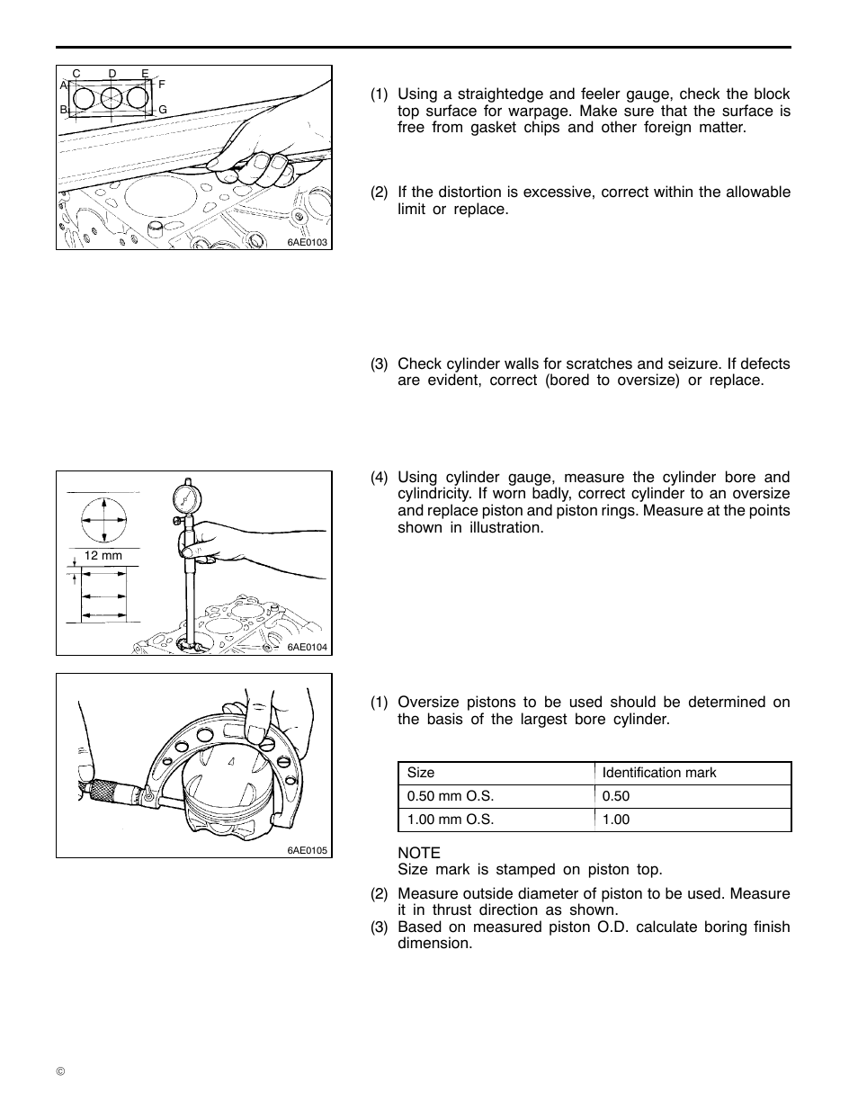6a1 engine (e - w) | Mitsubishi Motors 6A1 User Manual | Page 77 / 83