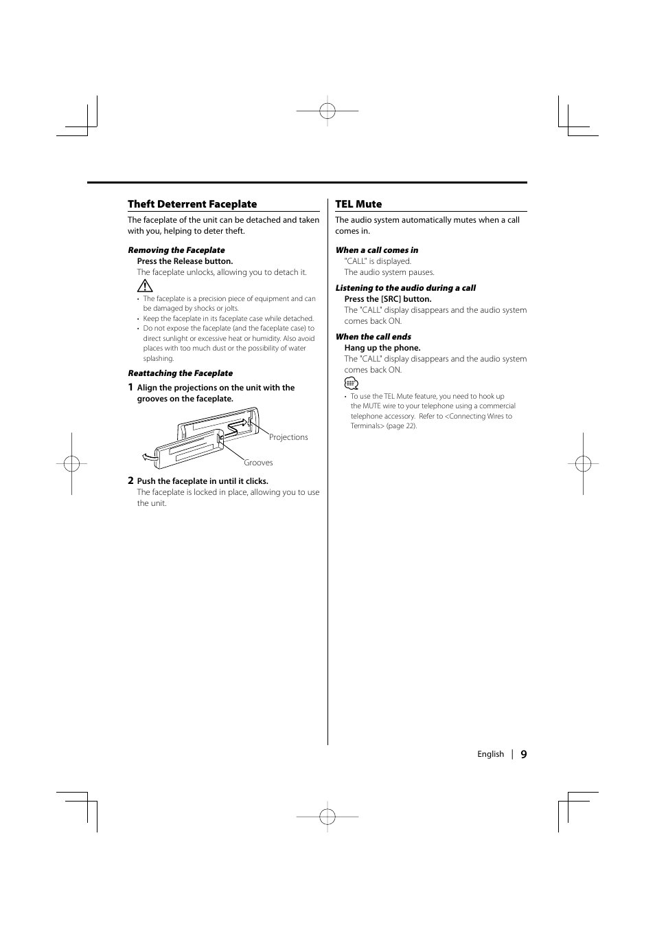 Mitsubishi Motors MZ360236EX (KDC336AXAM4) User Manual | Page 9 / 28