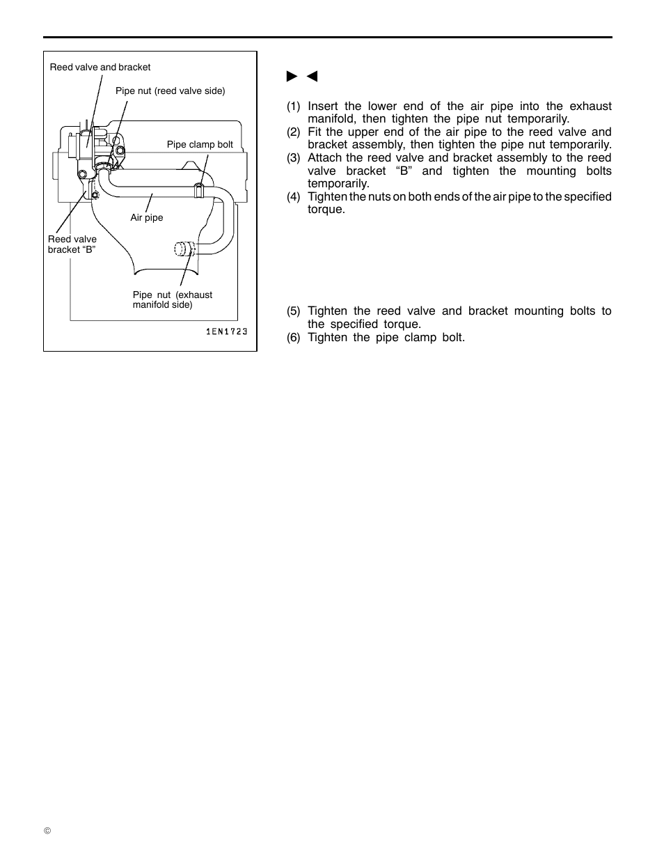 11a-7-4, 4g1 engine (e - w), Installation service points | Mitsubishi Motors 4G1 User Manual | Page 54 / 99