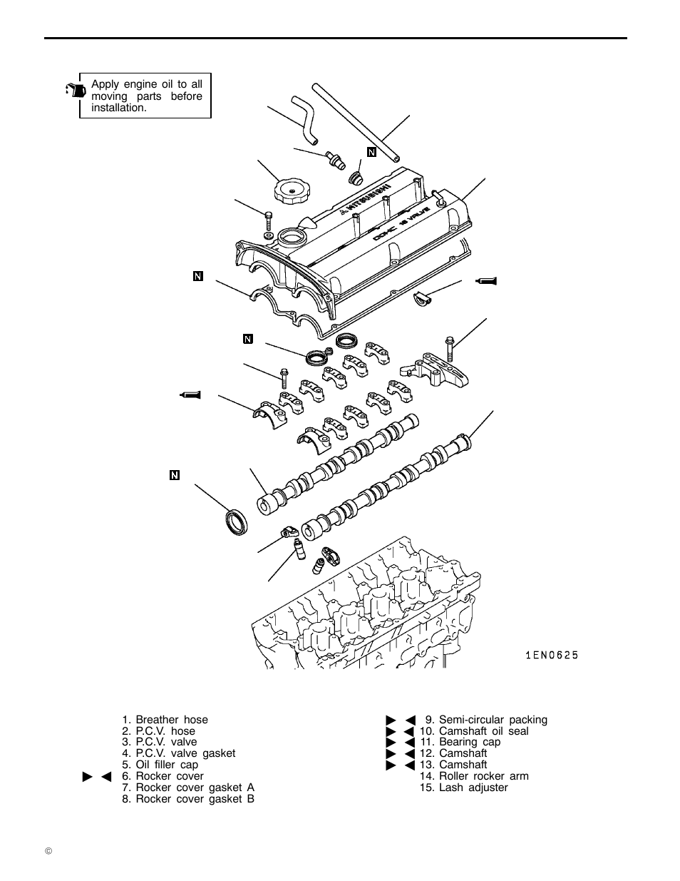 11a-8-2, 4g1 engine (e - w), Removal and installation <dohc | Mitsubishi Motors 4G1 User Manual | Page 59 / 99