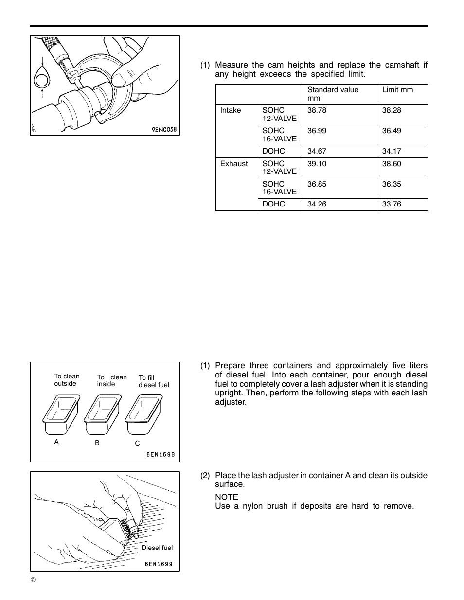 11a-8-3, 4g1 engine (e - w), Inspection | Mitsubishi Motors 4G1 User Manual | Page 60 / 99