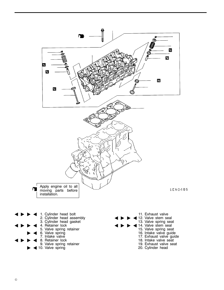 11a-9-2, 4g1 engine (e - w), Removal and installation <dohc | Mitsubishi Motors 4G1 User Manual | Page 71 / 99
