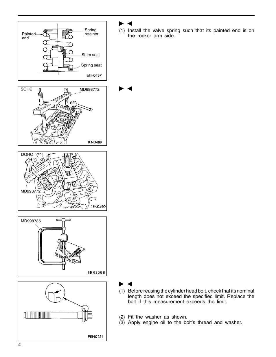 11a-9-9, 4g1 engine (e - w) | Mitsubishi Motors 4G1 User Manual | Page 78 / 99