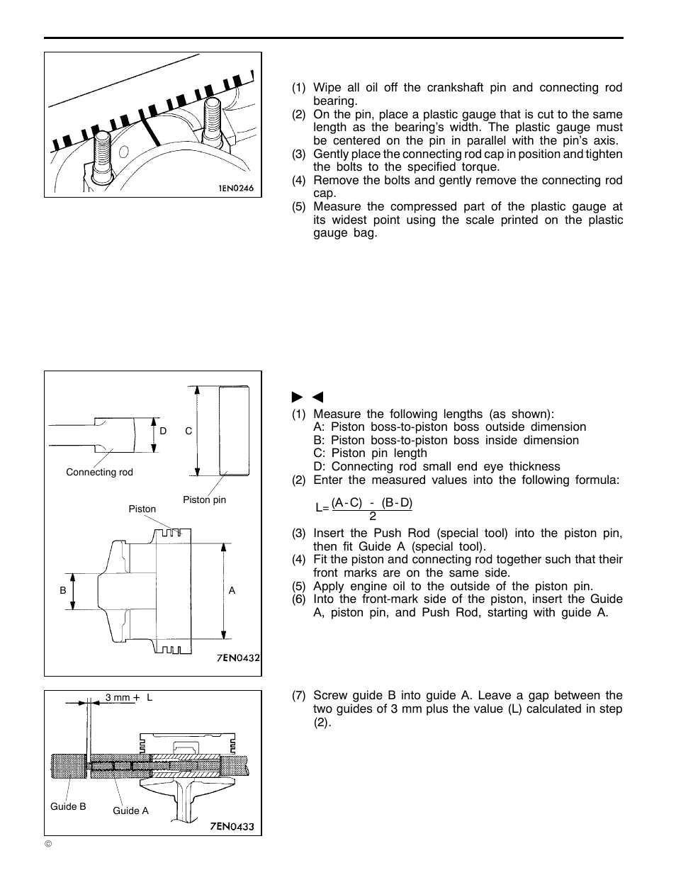 4g1 engine (e - w), Installation service points | Mitsubishi Motors 4G1 User Manual | Page 86 / 99