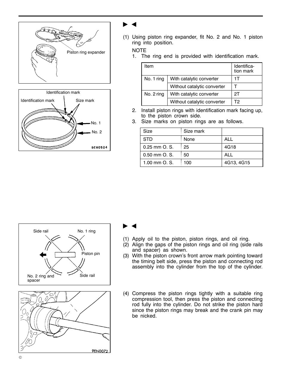 4g1 engine (e - w) | Mitsubishi Motors 4G1 User Manual | Page 88 / 99