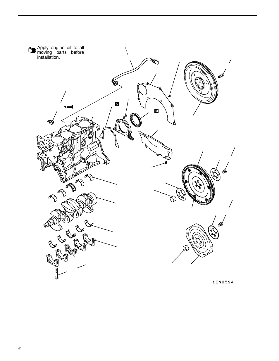 Crankshaft, cylinder block, 11a-12-1, Crankshaft and cylinder block | 4g1 engine (e - w), Removal and installation | Mitsubishi Motors 4G1 User Manual | Page 92 / 99