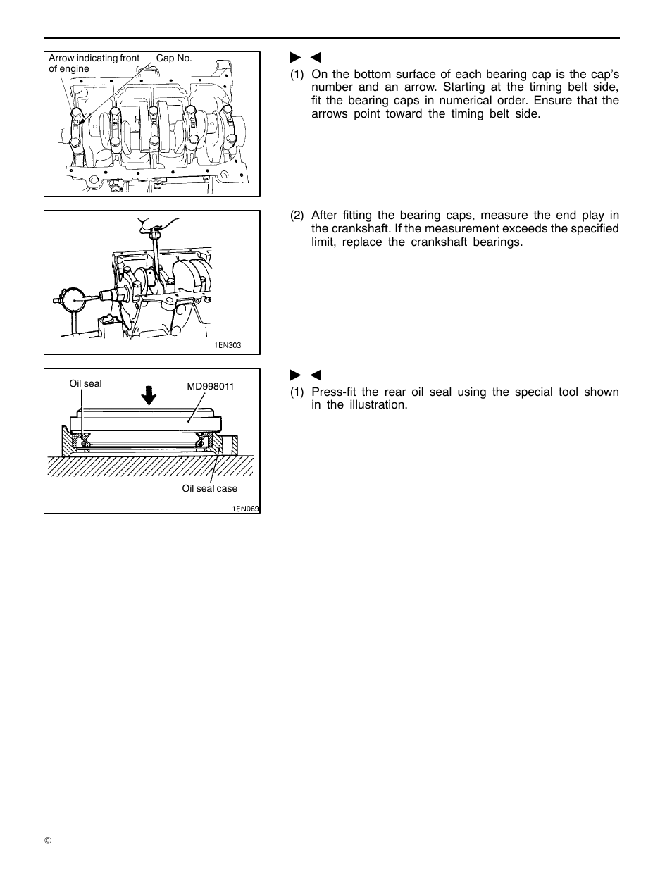 4g1 engine (e - w) | Mitsubishi Motors 4G1 User Manual | Page 98 / 99