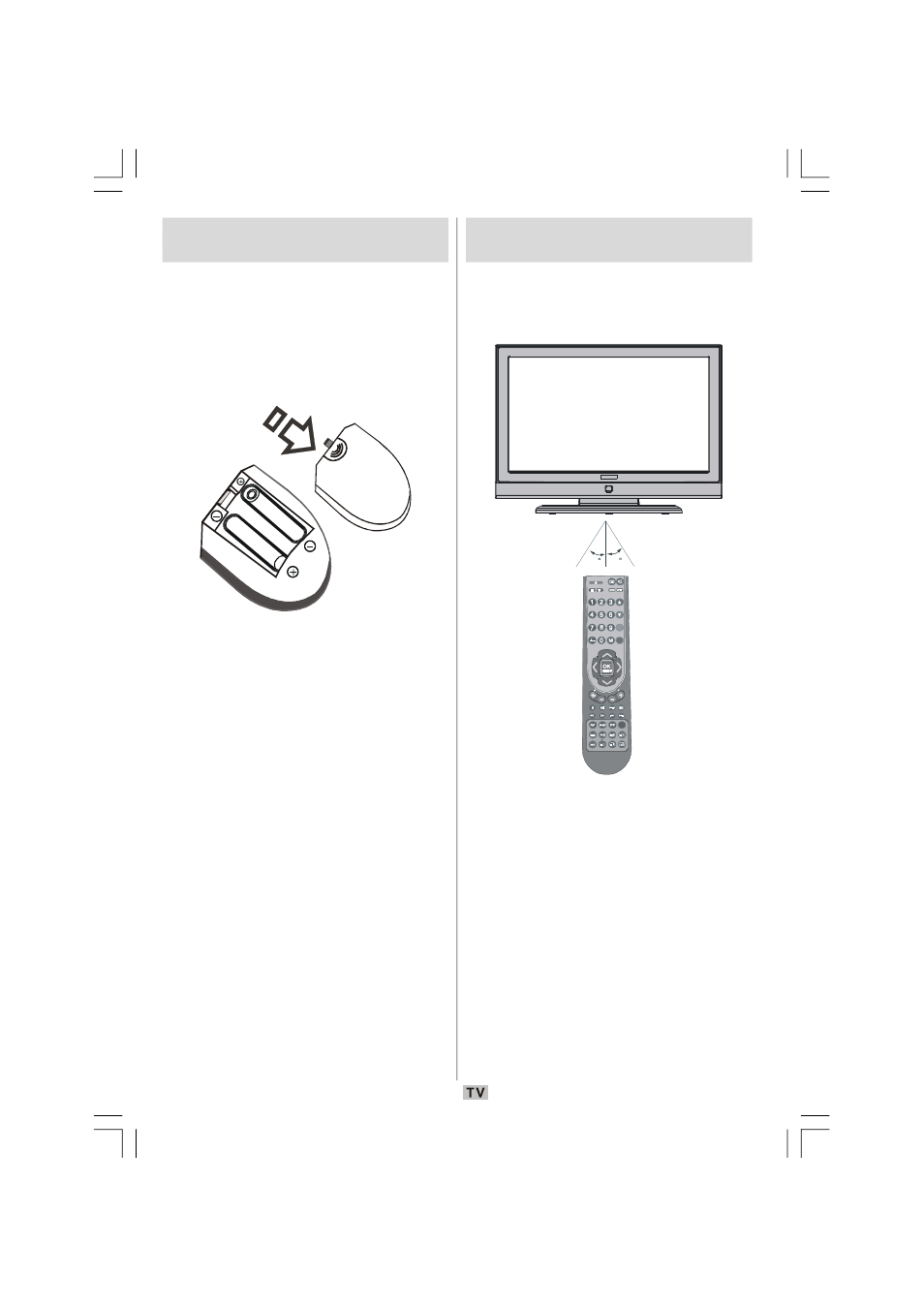 Inserting batteries in the remote control handset, Operating range for the remote control | Matsui America M22LID618 User Manual | Page 17 / 61