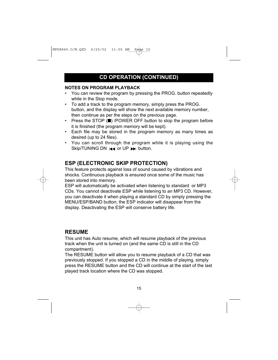 Memorex MPD8845 User Manual | Page 16 / 24