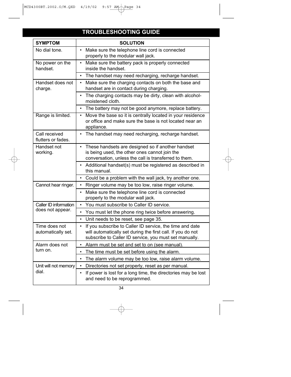 Memorex MCD4300BT User Manual | Page 35 / 37
