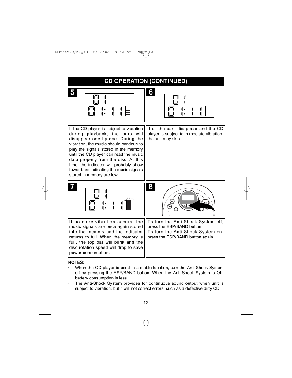 Memorex MD5585 User Manual | Page 13 / 19