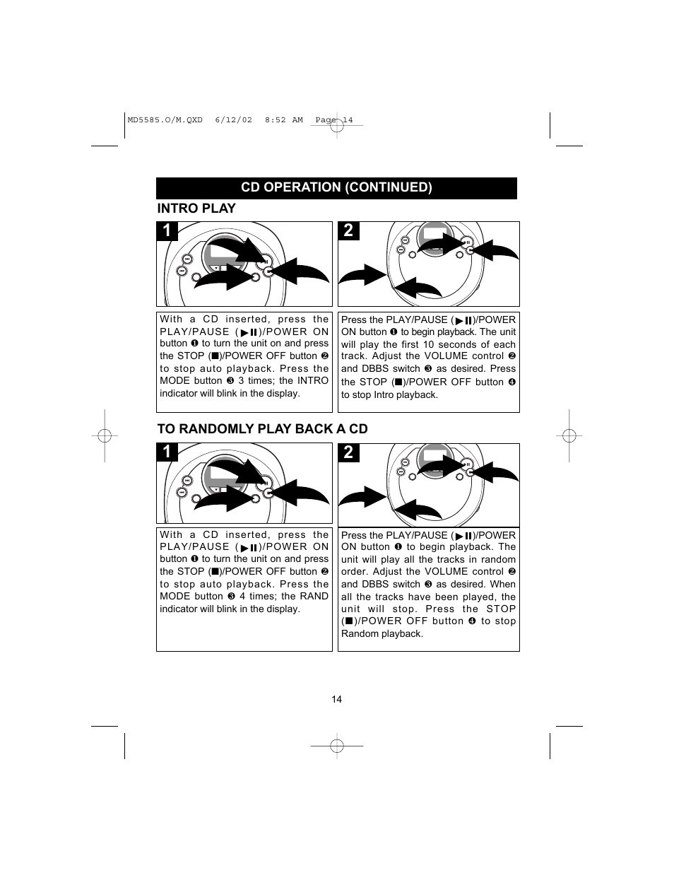 Memorex MD5585 User Manual | Page 15 / 19