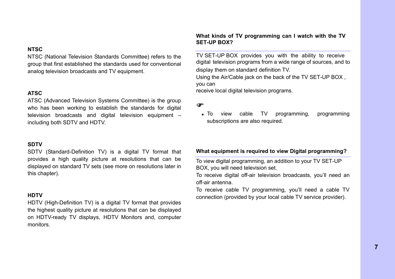 Memorex MVCB1000 User Manual | Page 7 / 39