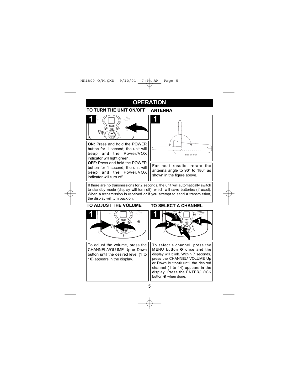 Memorex MK1800 User Manual | Page 6 / 12