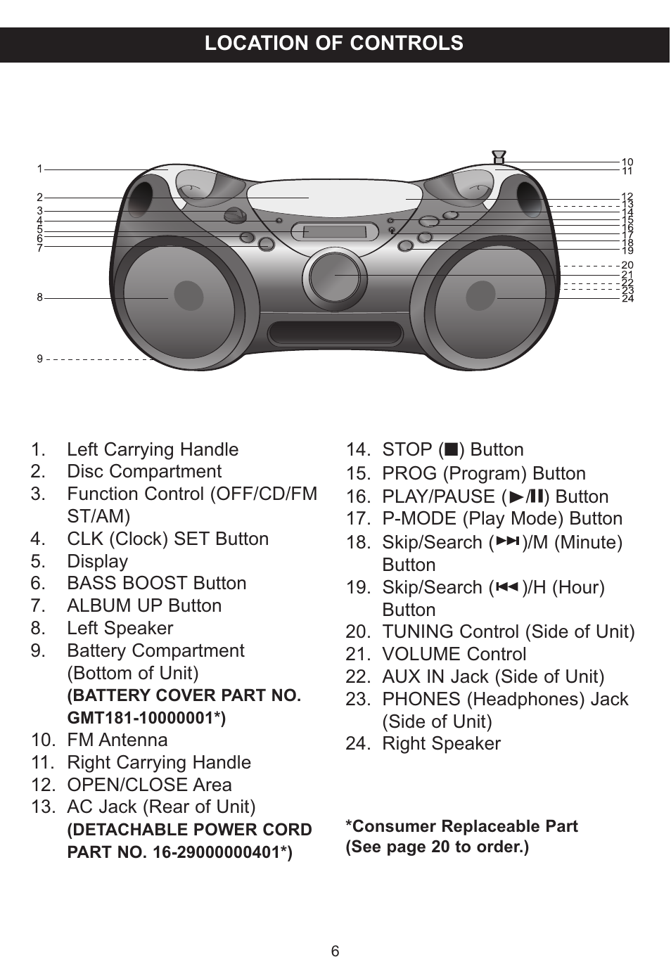Memorex MP3142 User Manual | Page 7 / 22