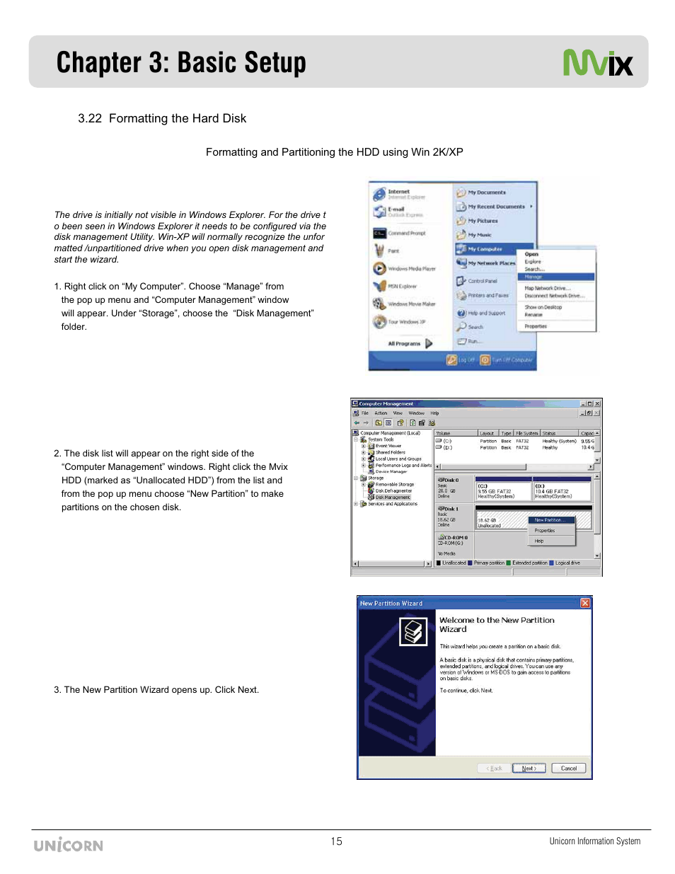 Chapter 3: basic setup | Mvix MX-760HD User Manual | Page 16 / 102