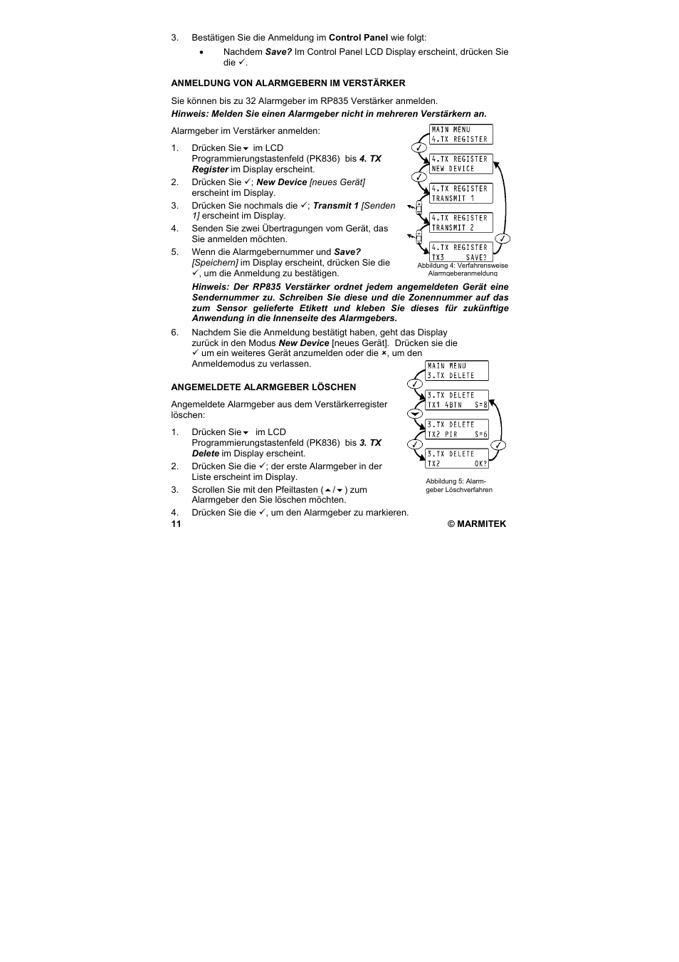 Marmitek PROGUARD800 Series RP835 User Manual | Page 11 / 40