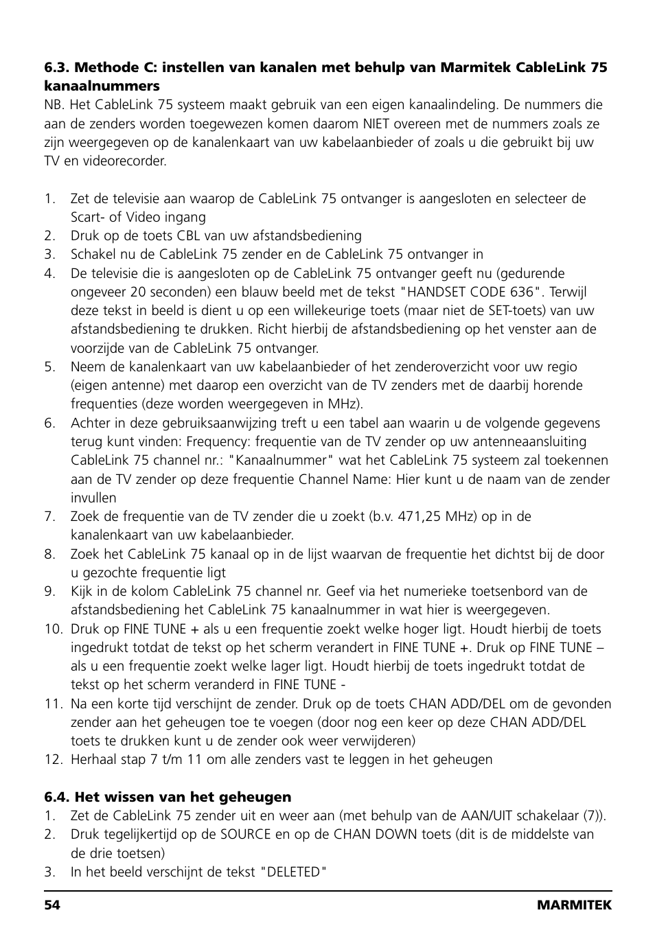 Marmitek 20041 User Manual | Page 54 / 68