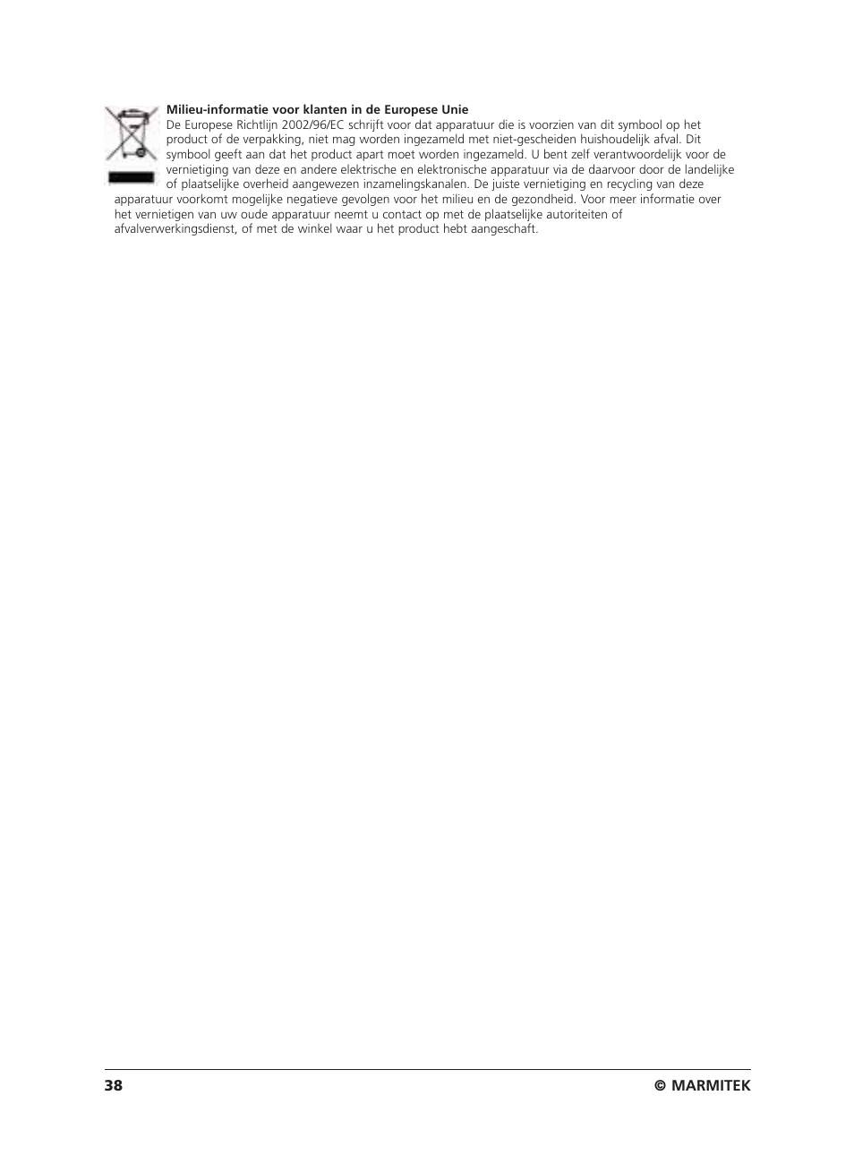 Marmitek VIDEO DOORPHONE User Manual | Page 38 / 40
