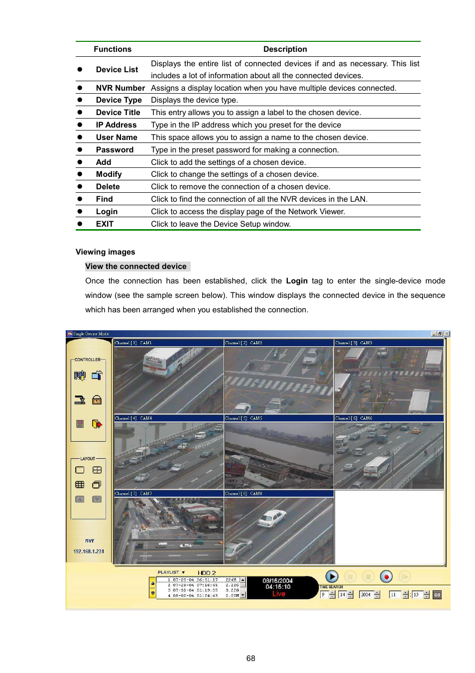 Maxtor NVR-2028 User Manual | Page 70 / 91