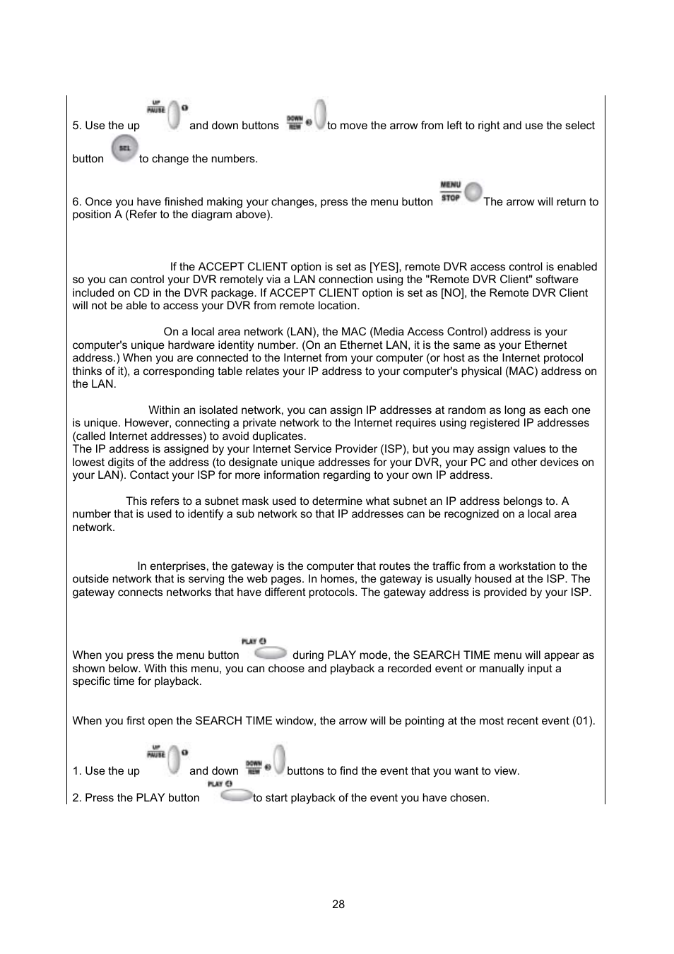Maxtor 4-Channel DVR (Digital Video Recorder) User Manual | Page 28 / 69