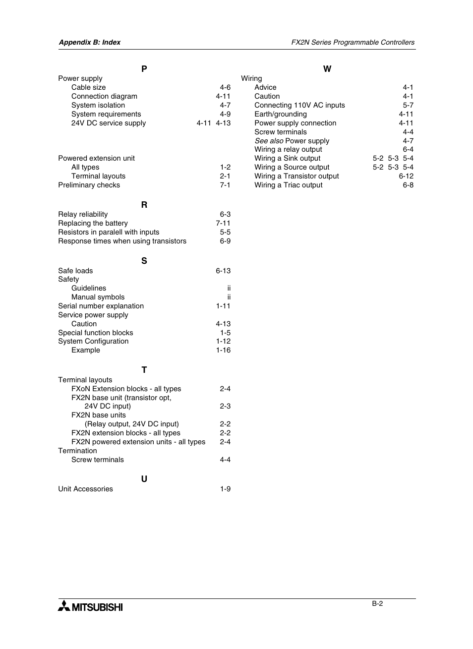 Mitsumi electronic FX2N User Manual | Page 118 / 130