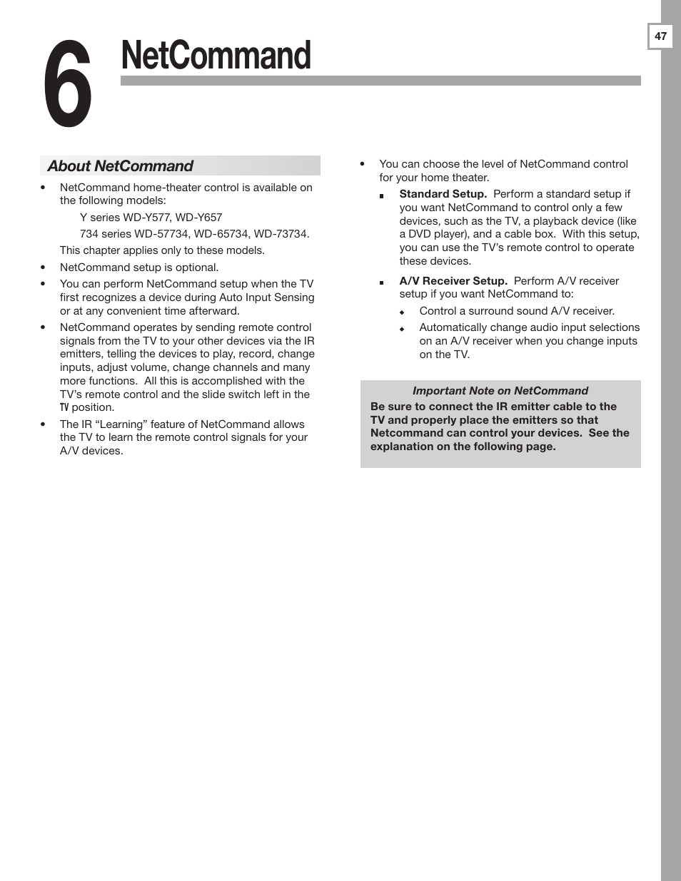 Netcommand | Mitsumi electronic WD-Y577 User Manual | Page 47 / 84
