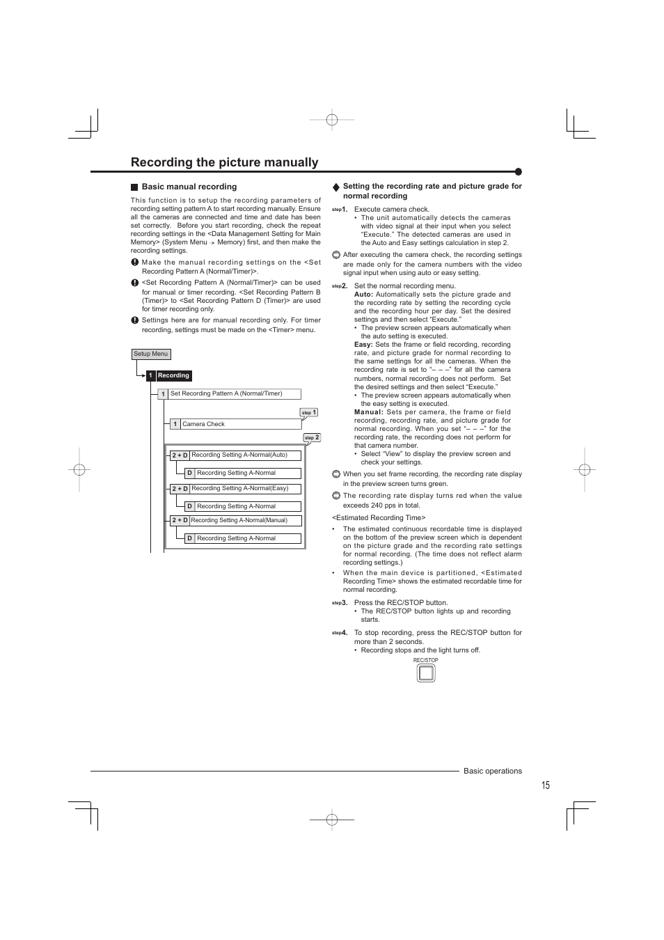 Recording the picture manually | Mitsumi electronic DX-TL4716U User Manual | Page 19 / 44