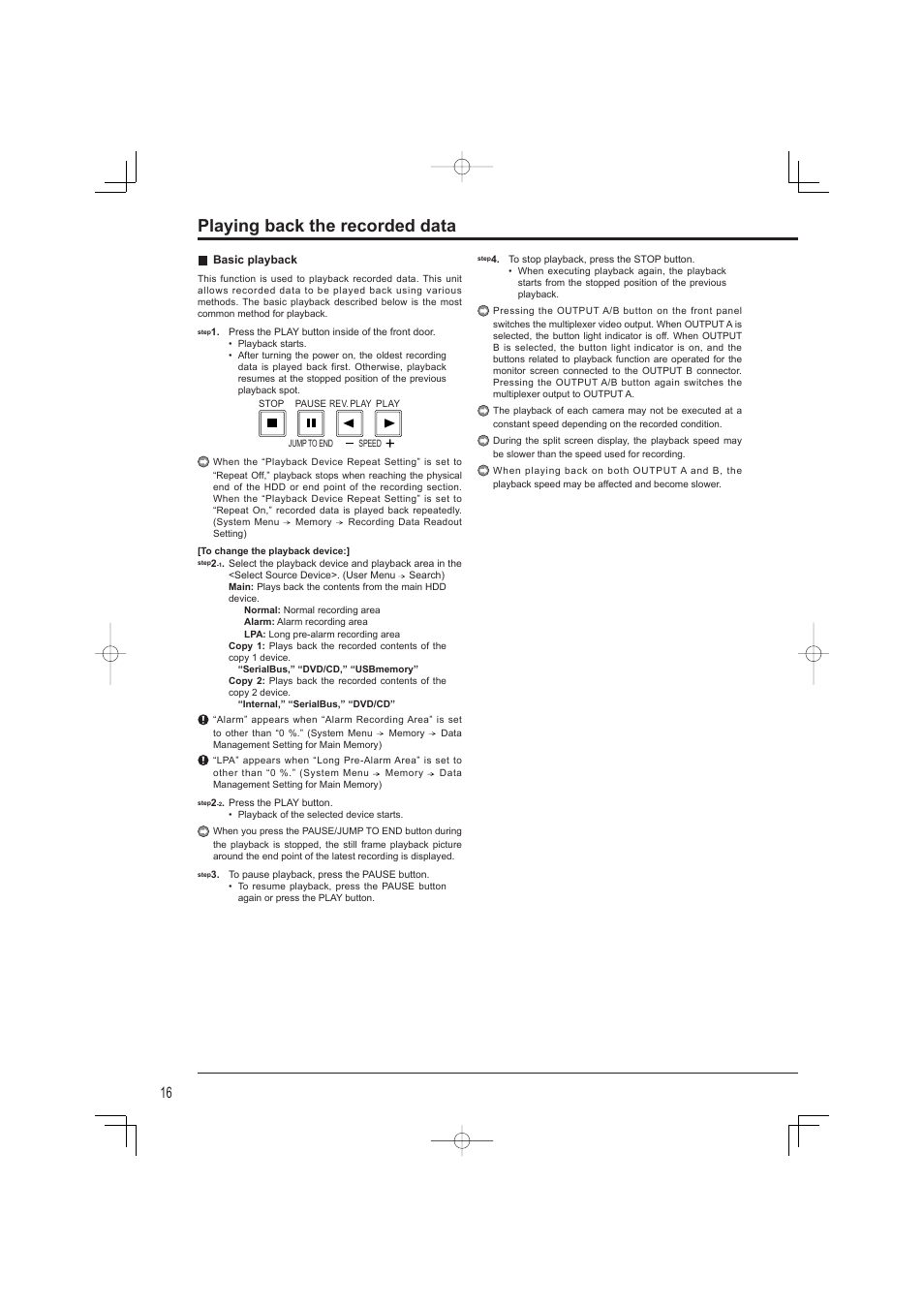 Playing back the recorded data | Mitsumi electronic DX-TL4716U User Manual | Page 20 / 44