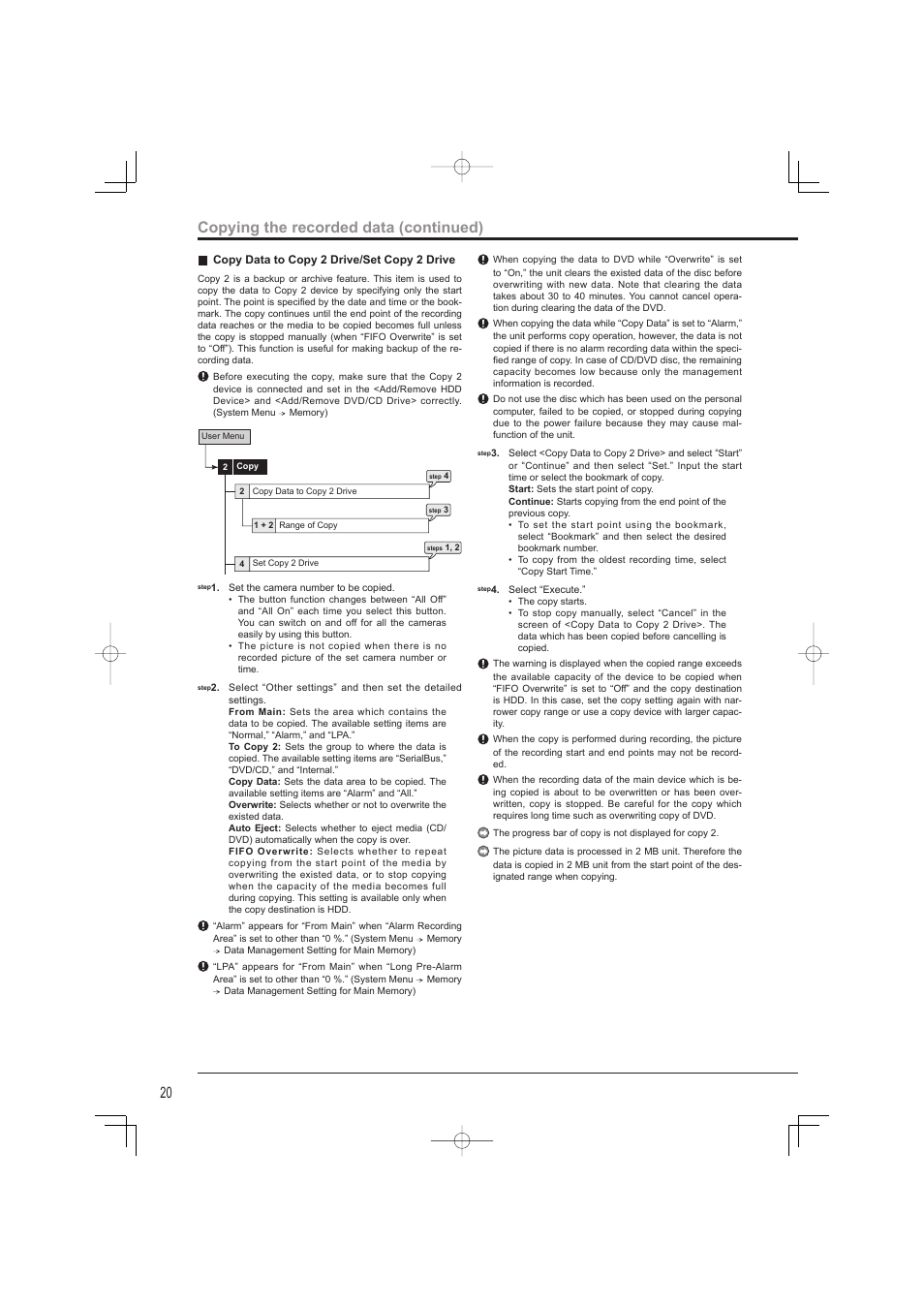 Copying the recorded data (continued) | Mitsumi electronic DX-TL4716U User Manual | Page 24 / 44