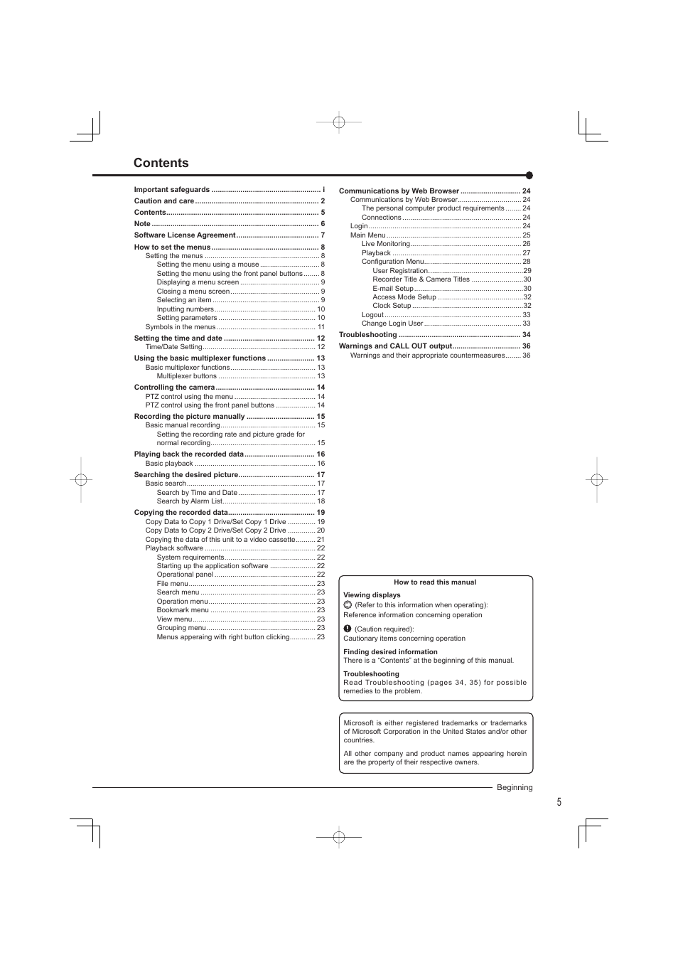Mitsumi electronic DX-TL4716U User Manual | Page 9 / 44