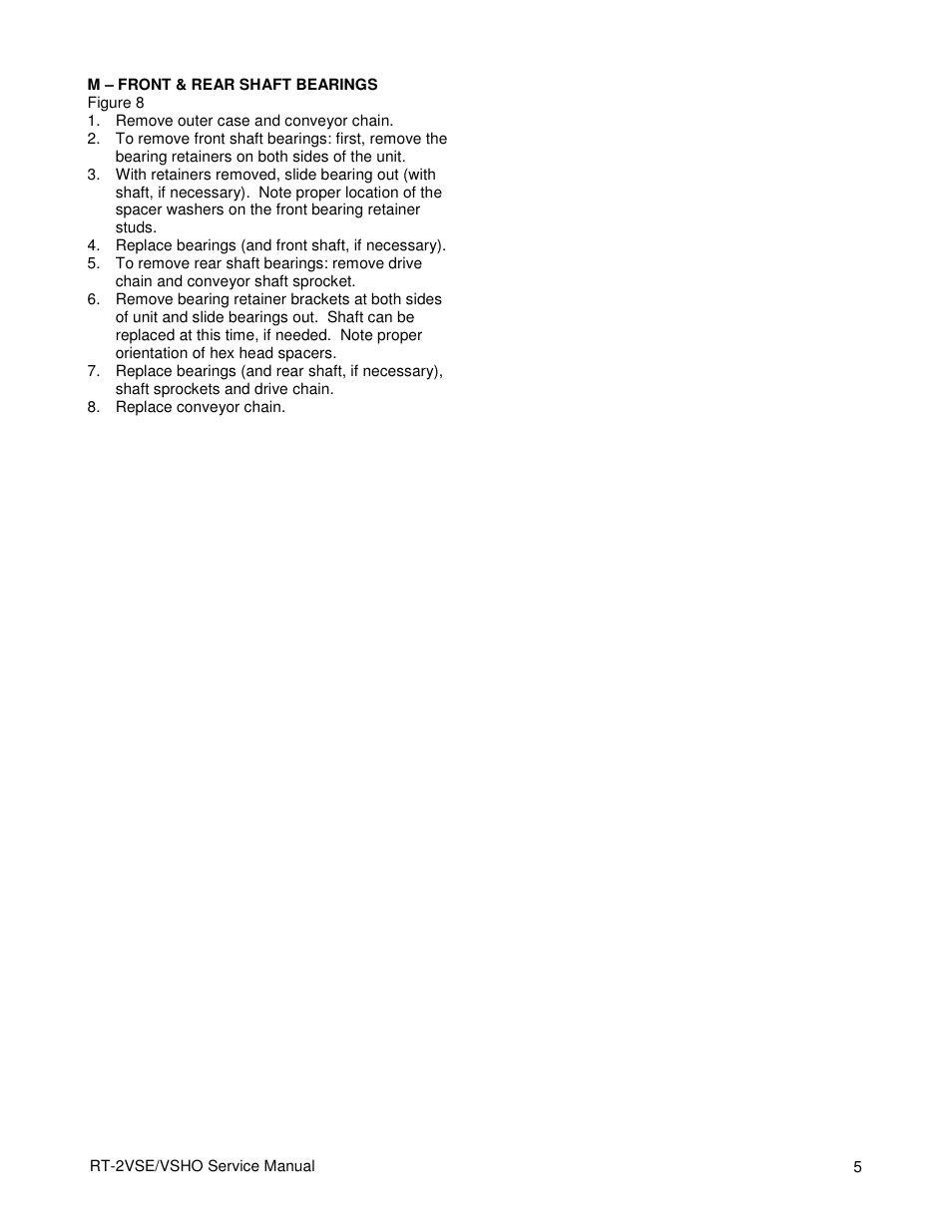 Merco Savory RT-2VSE User Manual | Page 5 / 12