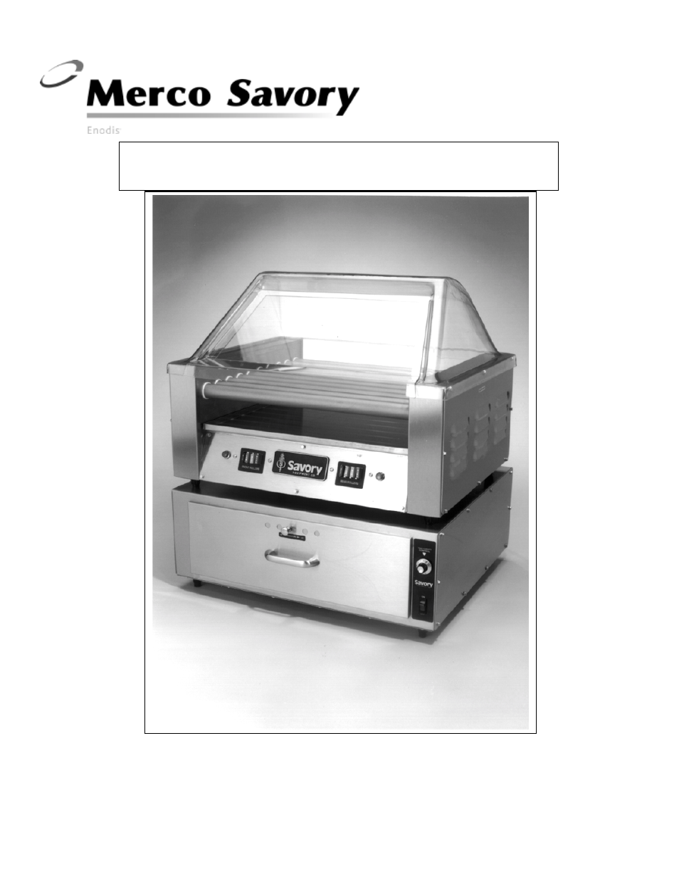 Merco Savory Hot Dog Grill SG-22 User Manual | 8 pages
