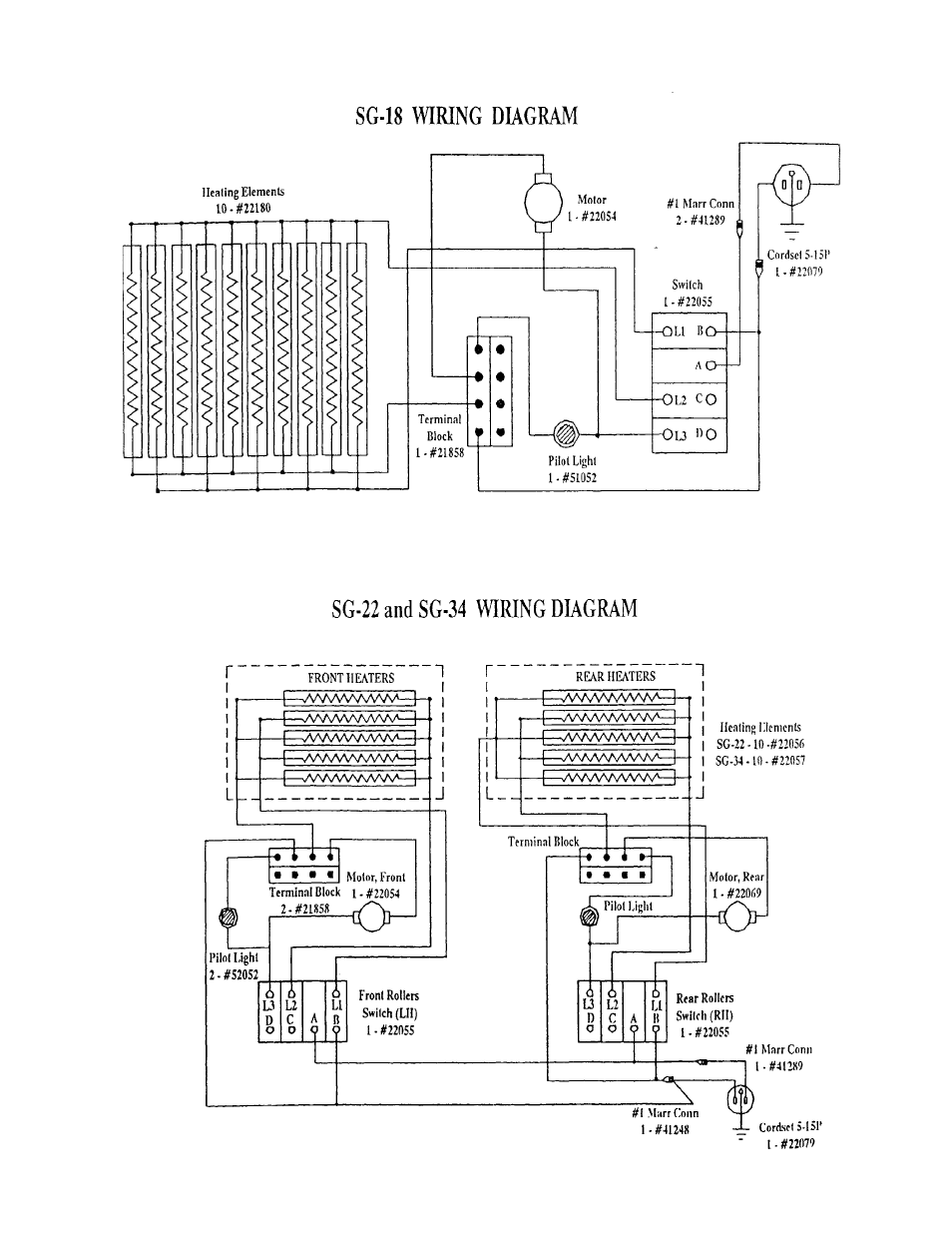 Merco Savory Hot Dog Grill SG-22 User Manual | Page 6 / 8