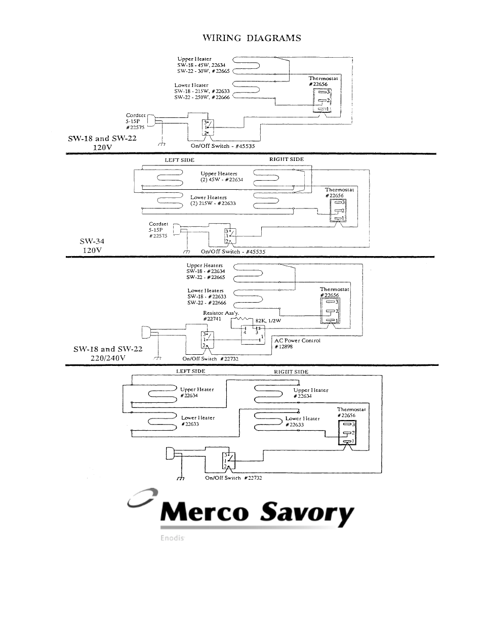 Merco Savory Hot Dog Grill SG-22 User Manual | Page 8 / 8