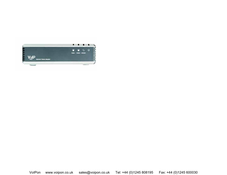 The front panel | Mitel PAP2T User Manual | Page 8 / 36
