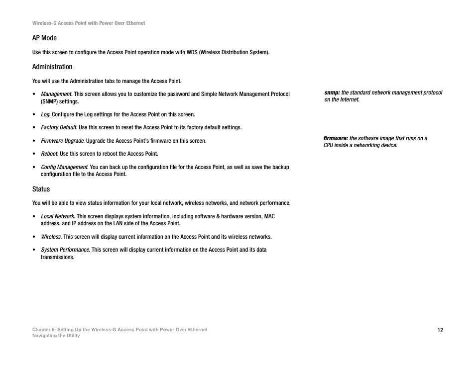 Mitel WAP54GP User Manual | Page 18 / 68