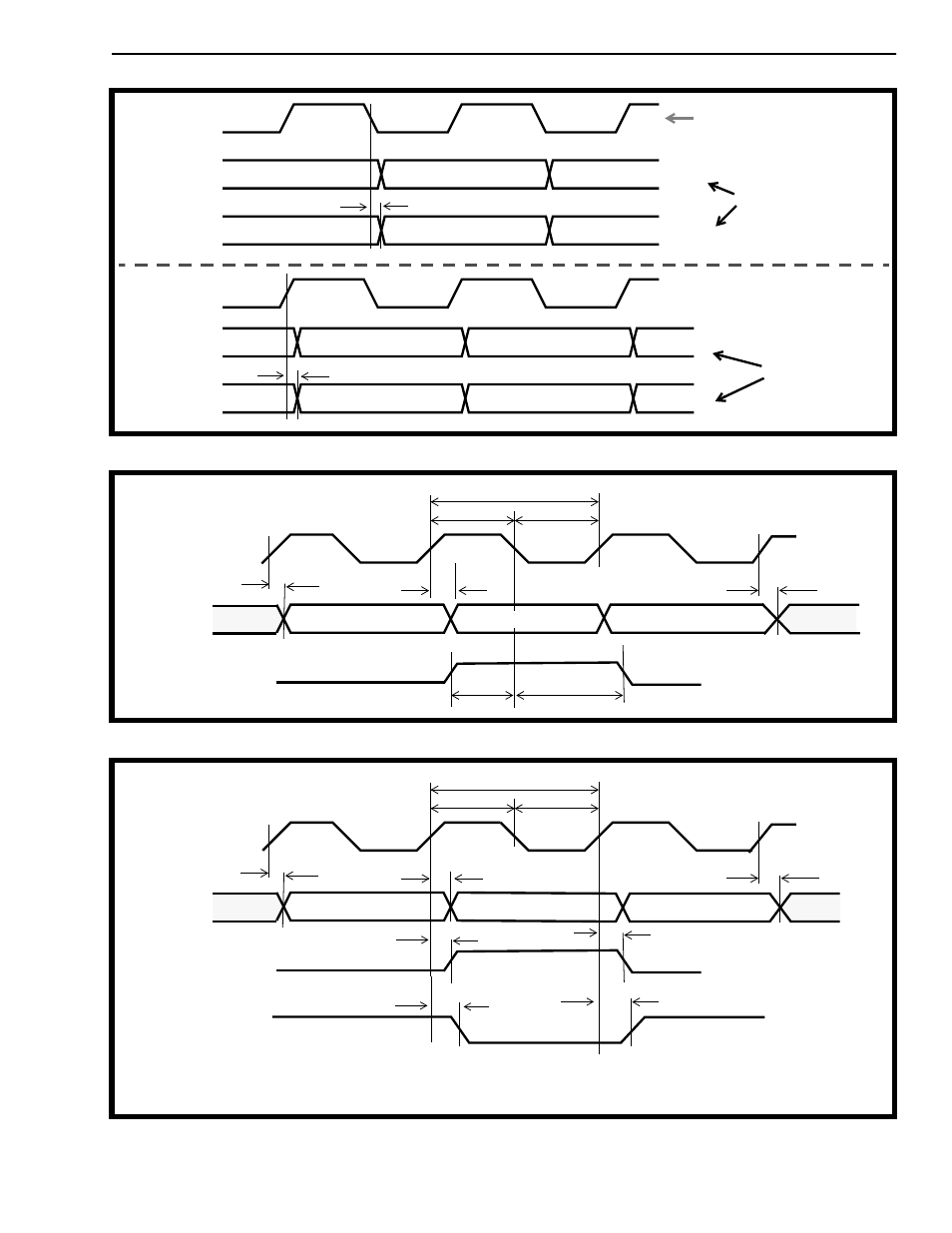 Figure 25 - timing for the parallel port external, Figure 26 - tm1 parallel port transmit timing (tm1, Preliminary information | Mitel DISTRIBUTED HYPERCHANNEL MT90840 User Manual | Page 41 / 50
