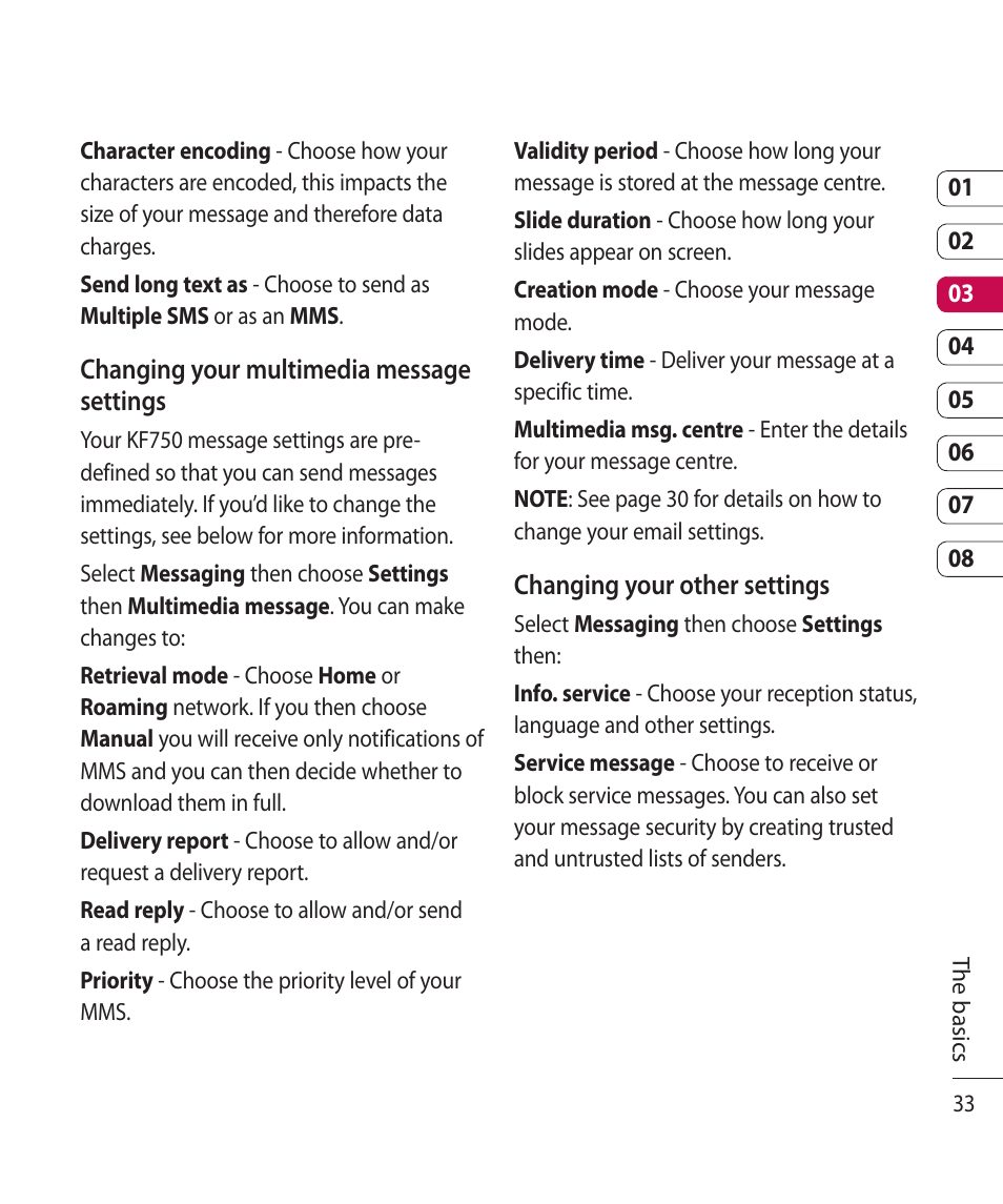 Mitel KF750 User Manual | Page 33 / 90