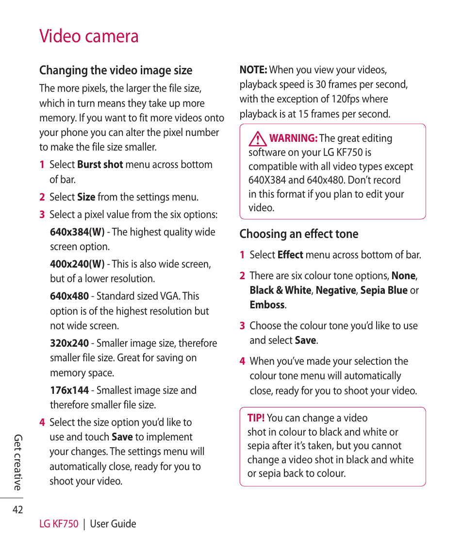Video camera | Mitel KF750 User Manual | Page 42 / 90
