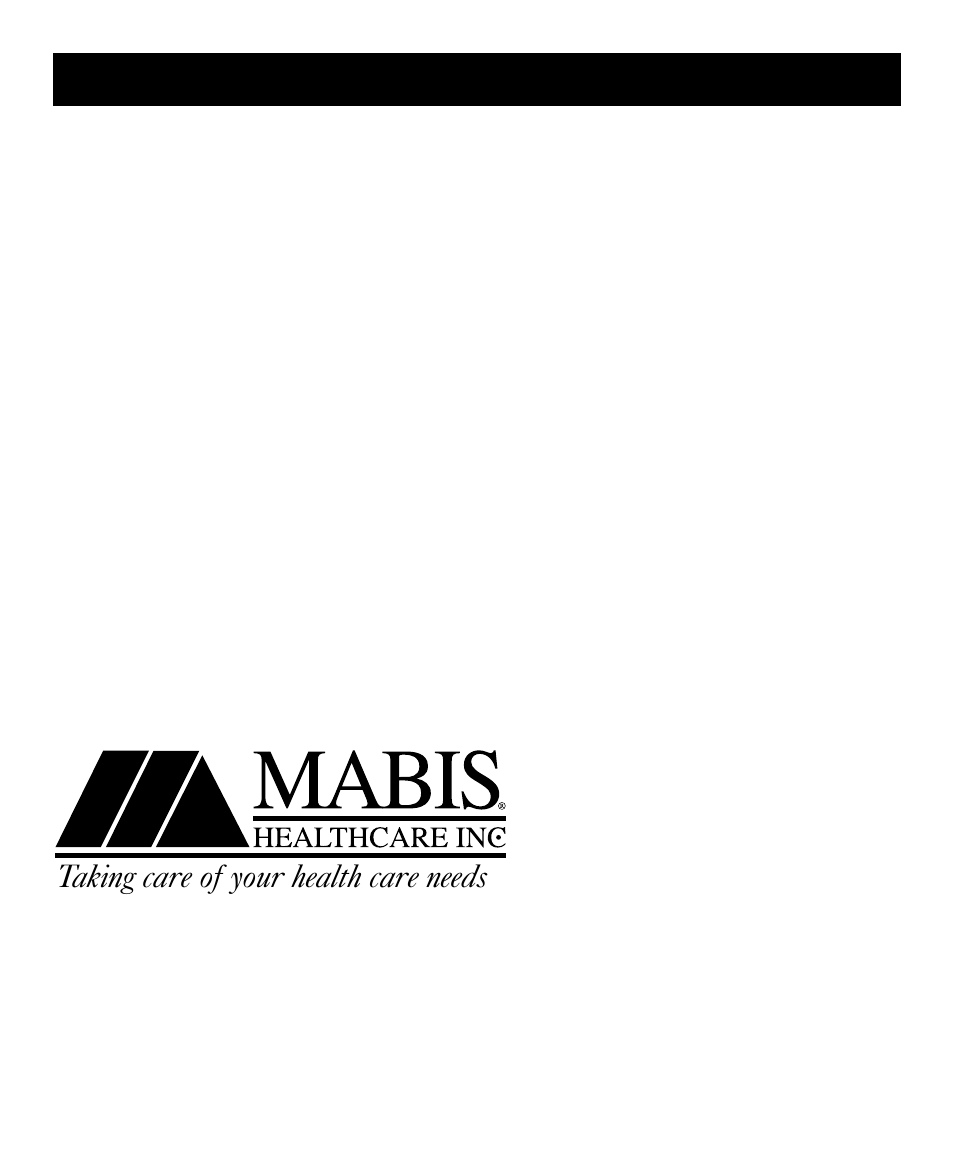 Taking care of your health care needs, Limited lifetime warranty | MABIS/Duro-Med Semi-Automatic Blood Pressure Monitor User Manual | Page 2 / 14
