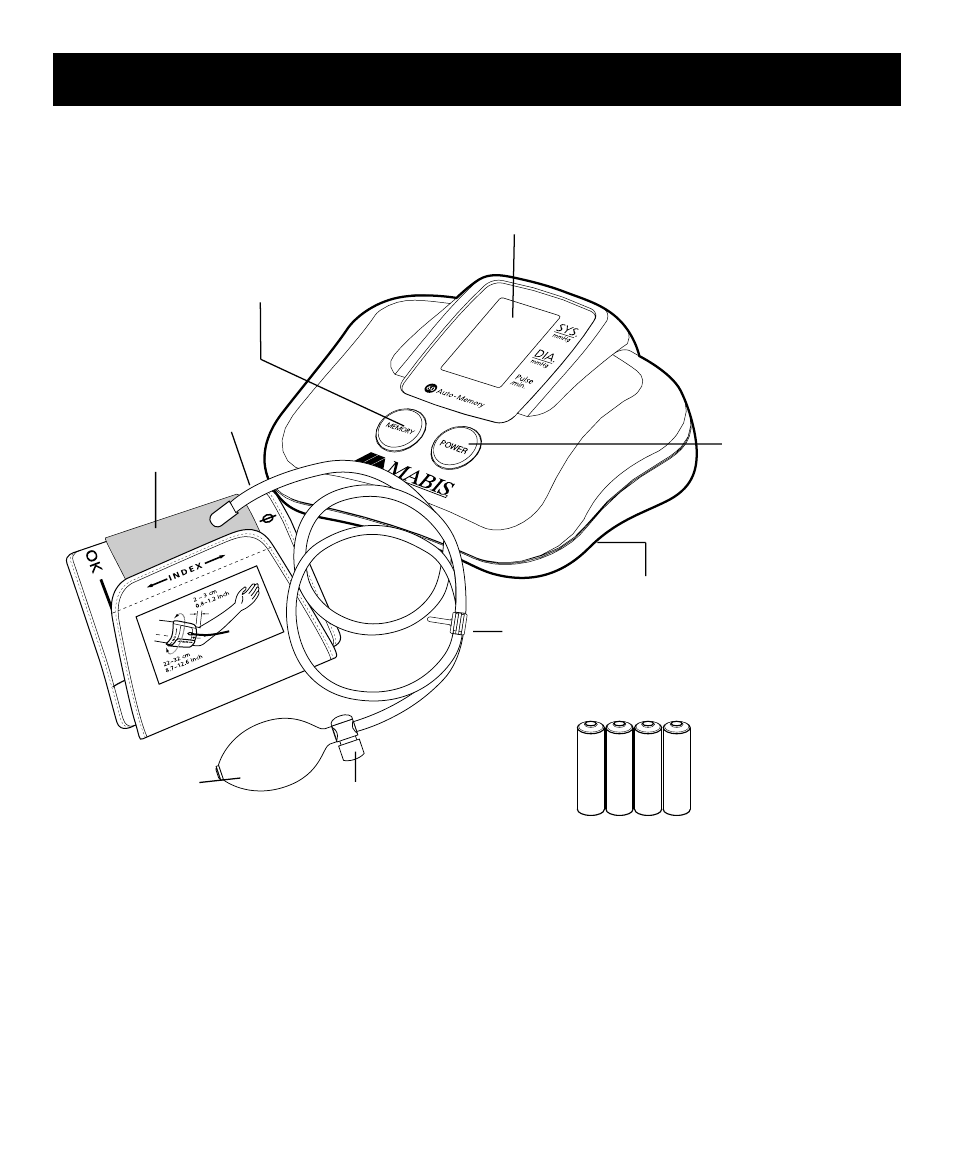 Product identification & caution, Caution | MABIS/Duro-Med Semi-Automatic Blood Pressure Monitor User Manual | Page 4 / 14