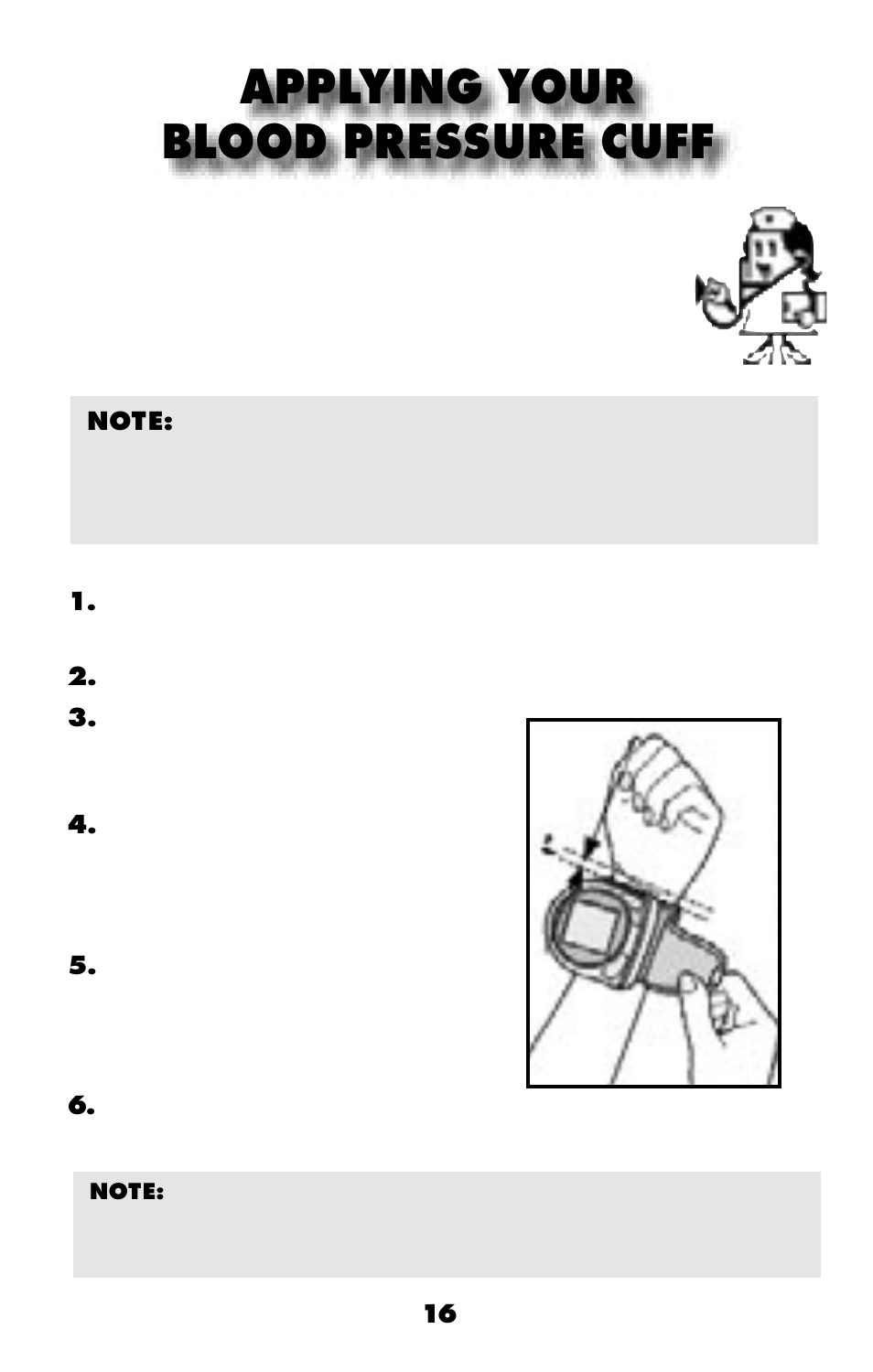 Applying your blood pressure cuff | MABIS/Duro-Med 04-255-001 User Manual | Page 18 / 28