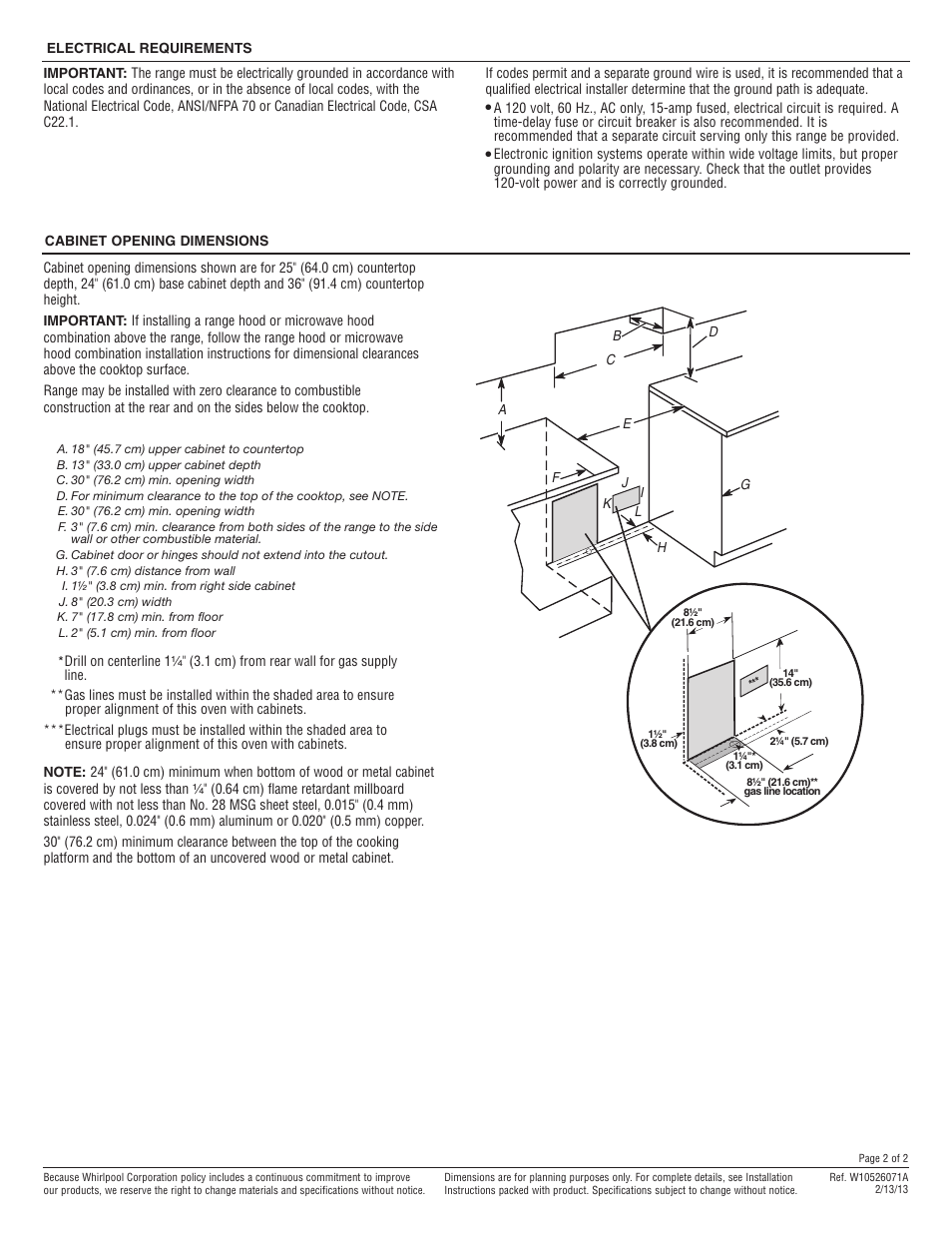 Maytag MGT8775X User Manual | Page 2 / 2