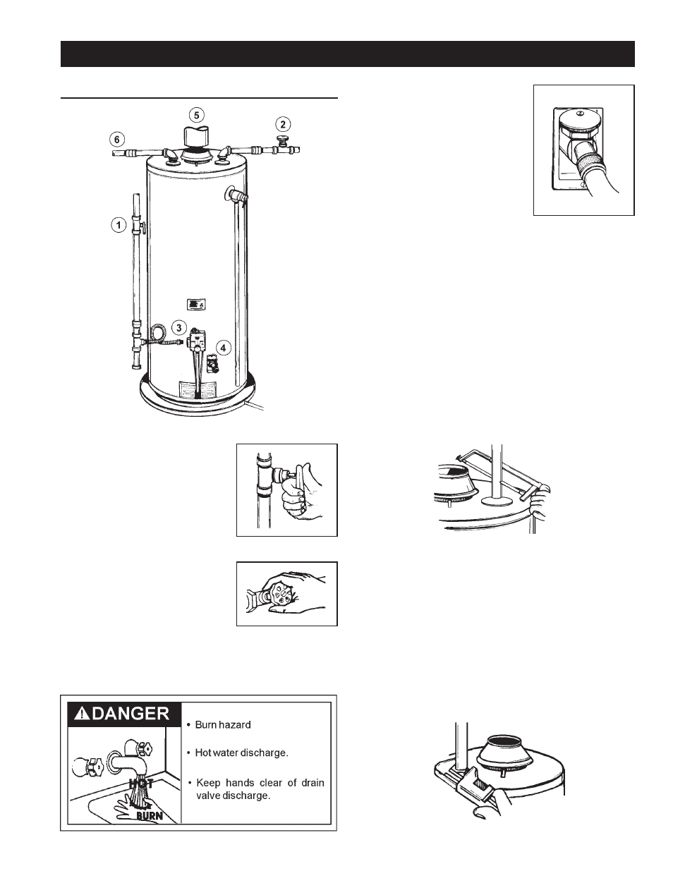 Instructions for installation, Removing the old water heater | Maytag HRN31250P User Manual | Page 7 / 48